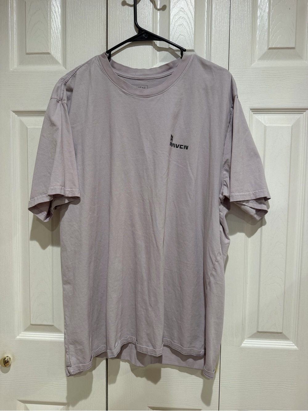 Minimal Logo Short-Sleeve Tee in Light Lavender by Mvcn
